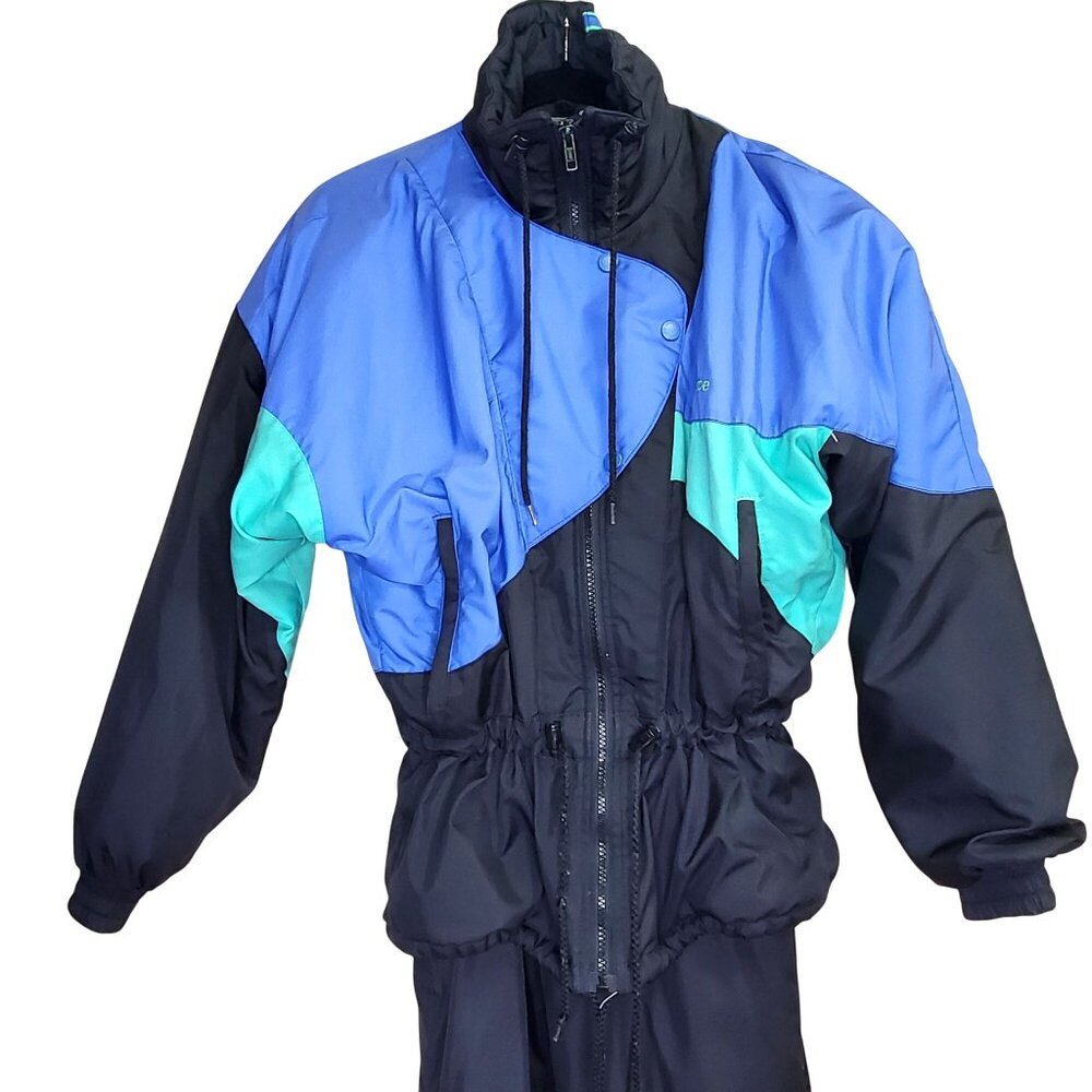 Vintage Sun Ice Ski Suit Sz XXS Winter 1990s Made In Canada Ski Free Validation - Picture 2 of 13